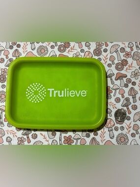Trulieve Mini Tray Bright Green Small Organizer Tray